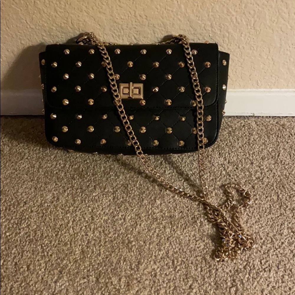 Black Studded Purse - Picture 1 of 1